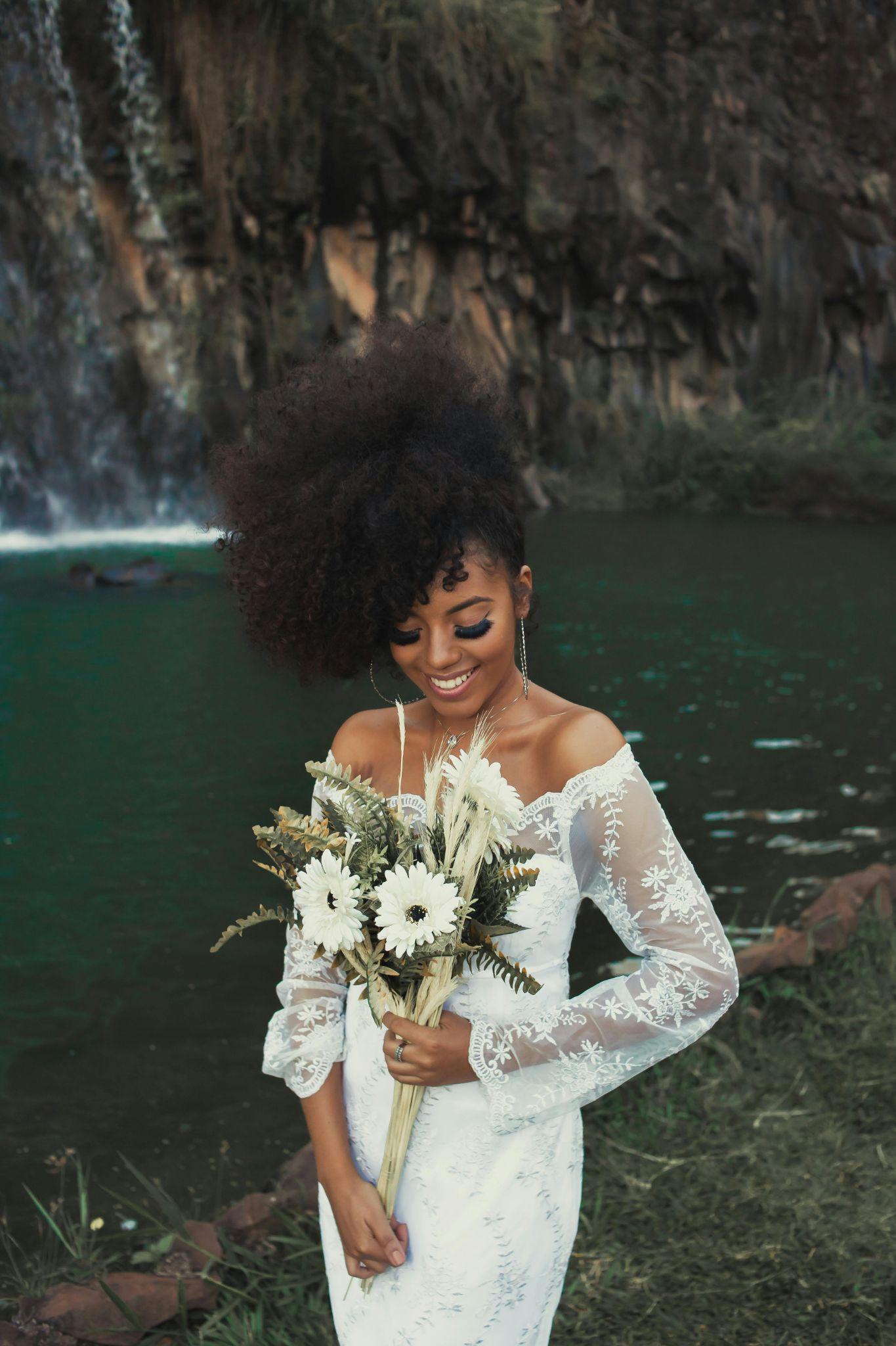 Curly Hair Woman