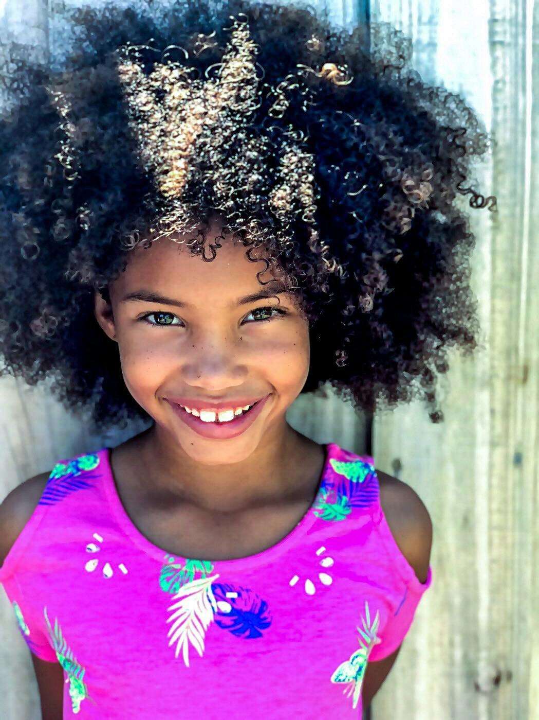 Curly Hair Woman